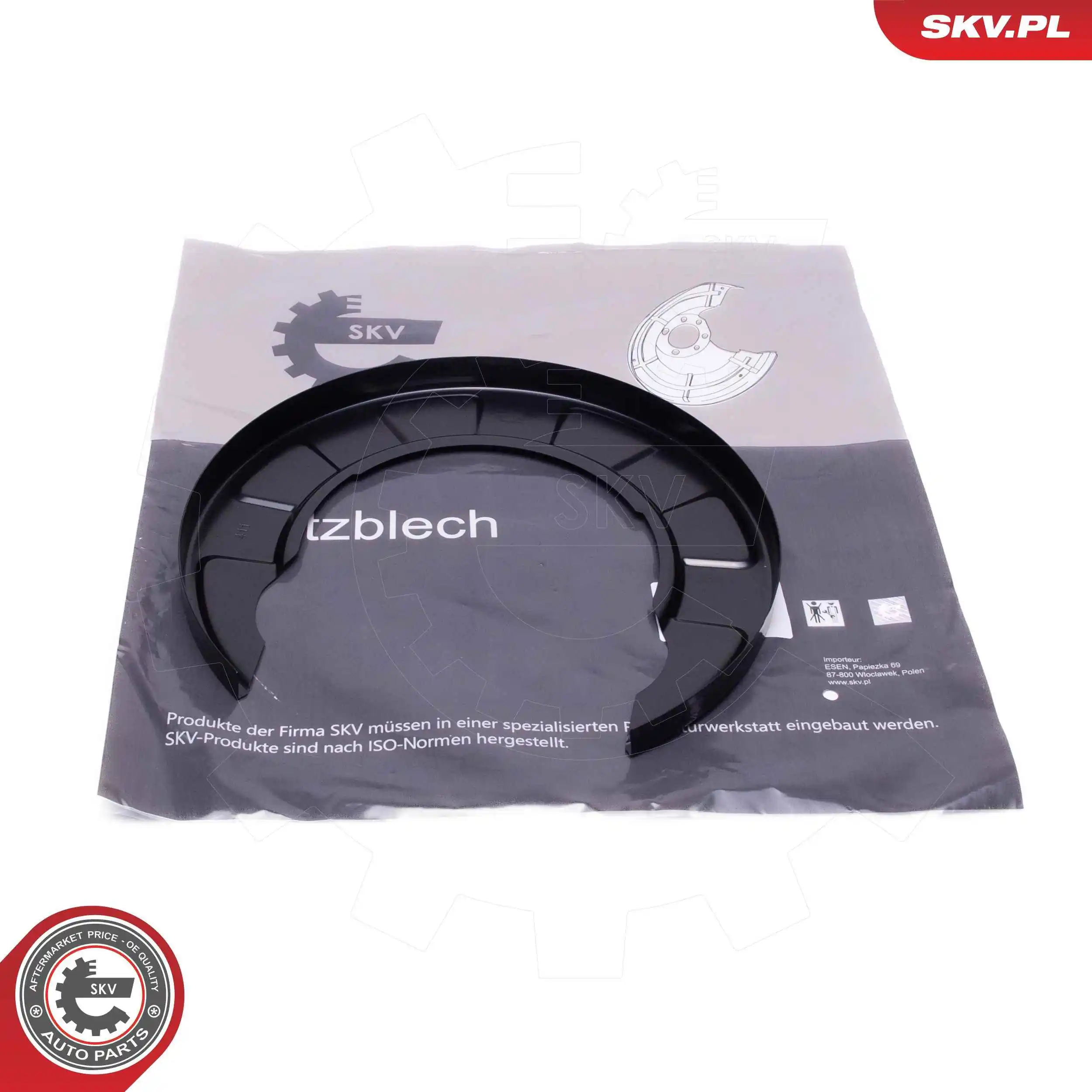 Splash Guard, brake disc